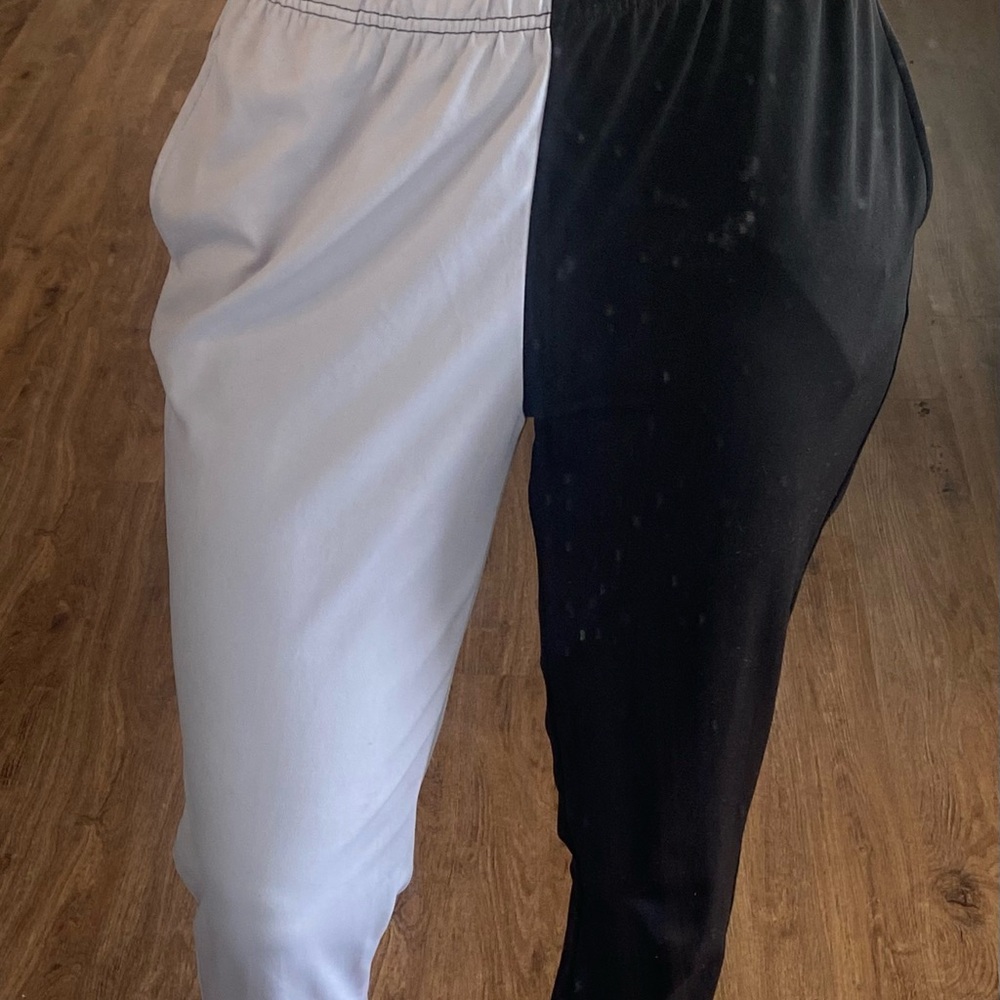 Black and White Joggers